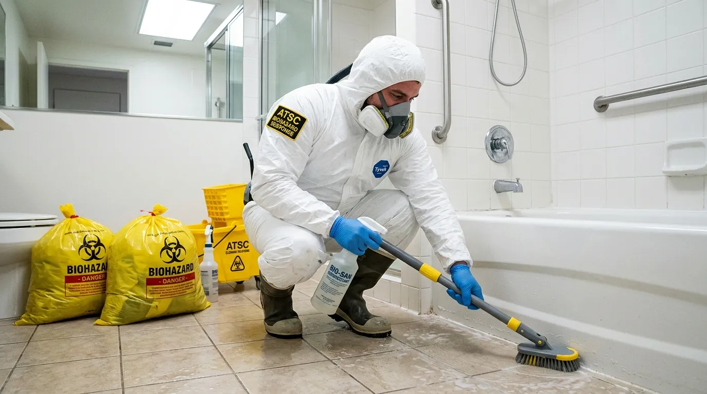 Decontamination equipment deployed for Blood Cleanup in North Babylon